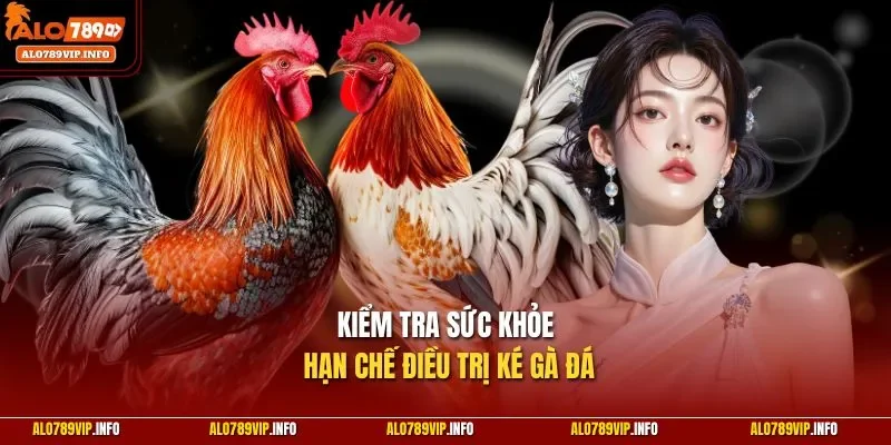 Kiểm tra sức khỏe hạn chế điều trị ké gà đá