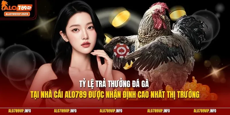 Tỷ lệ trả thưởng đá gà tại nhà cái Alo789 được nhận định cao nhất thị trường